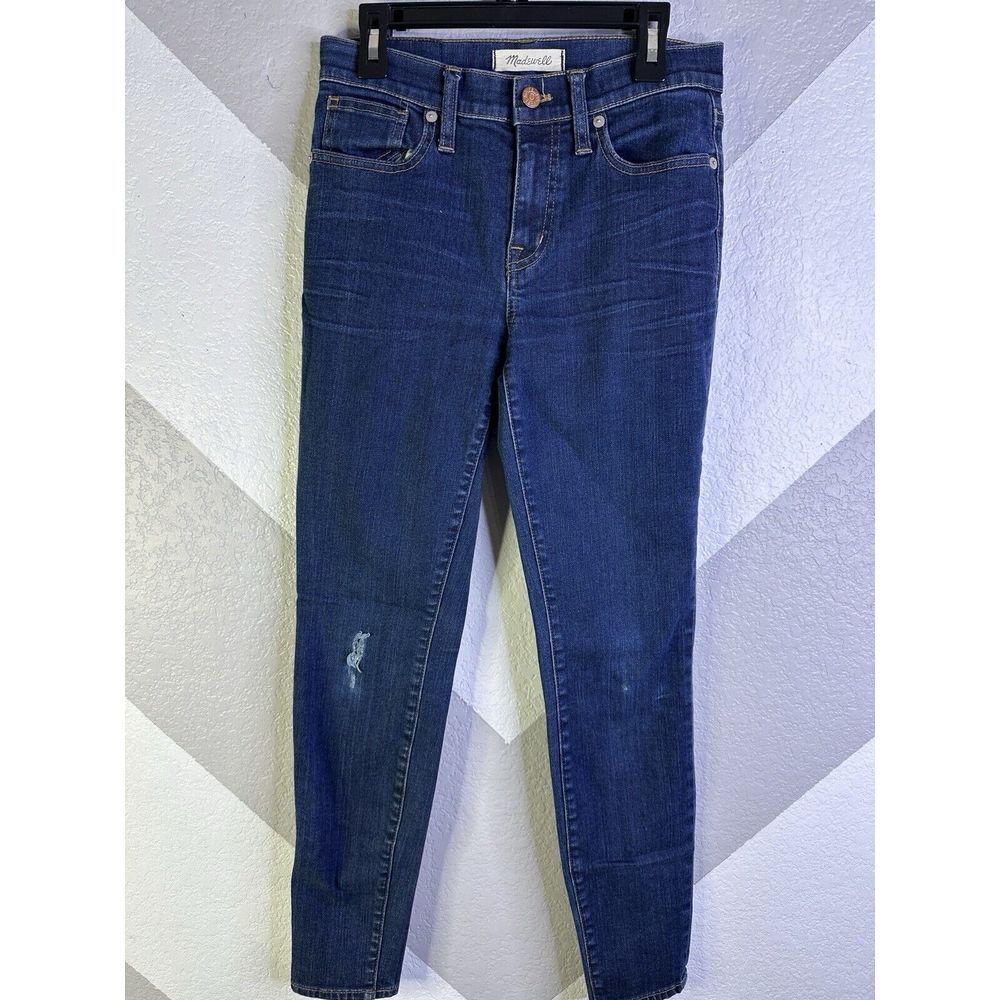 Madewell 9" High Riser Skinny Skinny Jeans Women's 26 Medium Wash Pants Denim